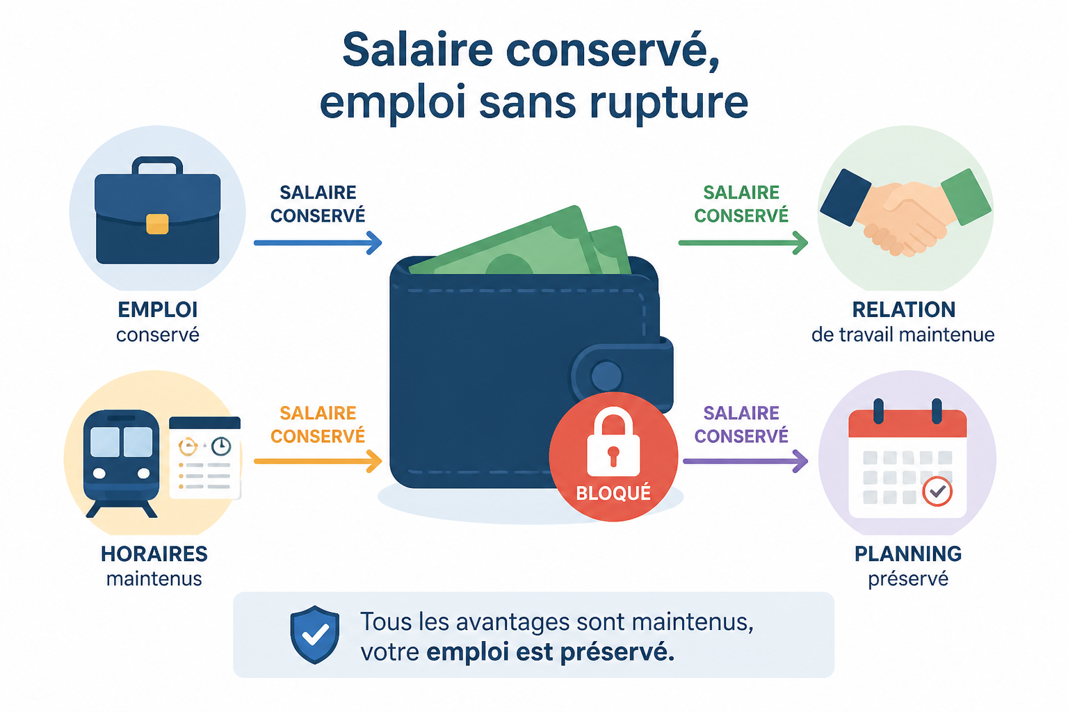 Se reconvertir sans quitter son CDI : les dispositifs qui protègent votre salaire en 2026 2 Quels dispositifs permettent de garder son salaire pendant sa reconversion ?