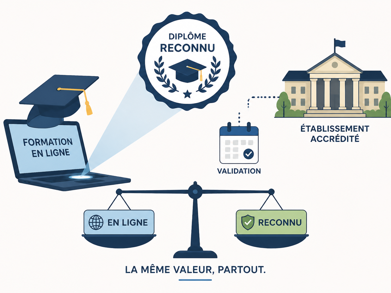 Peut-on obtenir un diplôme reconnu grâce à une formation en ligne ?
