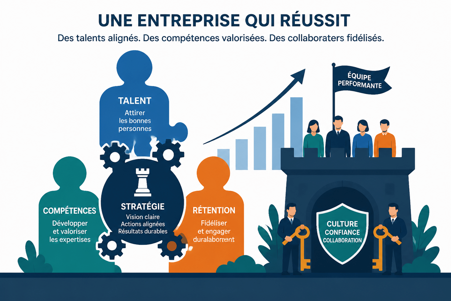 Pourquoi la gestion des ressources humaines est le moteur de la performance de votre entreprise ? 1 La gestion des ressources humaines, pilier stratégique de la compétitivité