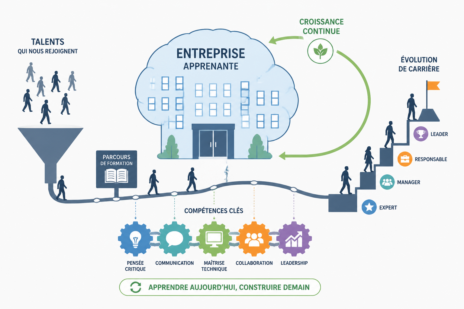 Pourquoi la gestion des ressources humaines est le moteur de la performance de votre entreprise ? 2 Développer le capital humain et les compétences