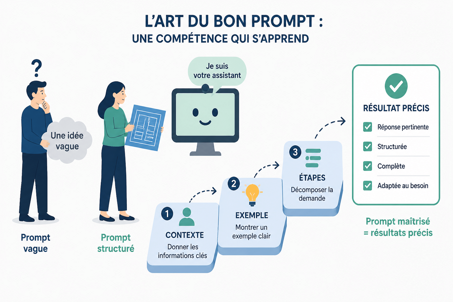 Étape 2 : écrire des instructions qui tiennent debout