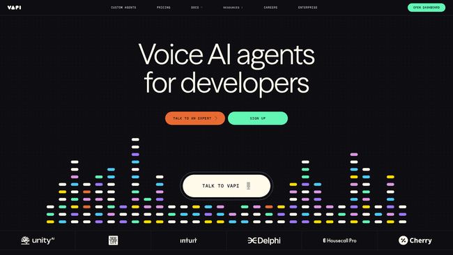 Les meilleurs callbots IA pour service client : top solutions de l'année 9 vapi