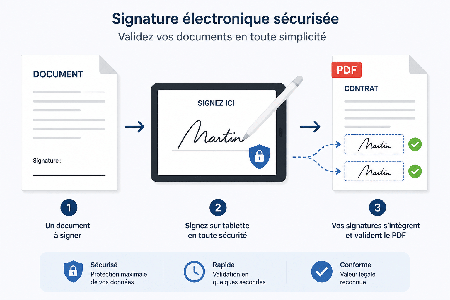 Remplir et signer un dossier d'inscription sans imprimante 3 Comment créer et insérer sa signature électronique ?