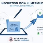 Remplir et signer un dossier d’inscription sans imprimante