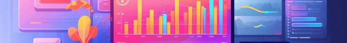 dashboard sur un ordinateur google analytics illustration