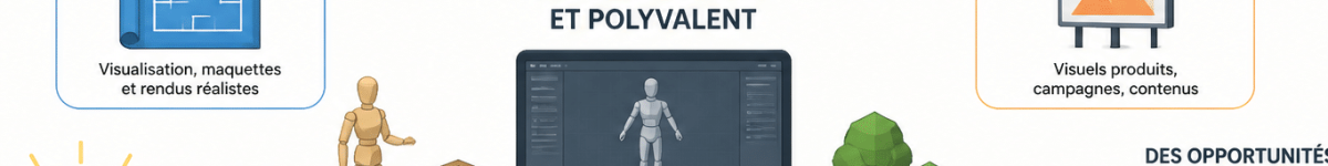 Infographiste 3D : missions, compétences et secteurs qui recrutent